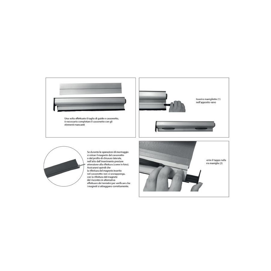 Mosquitera Enrollable 160X170 Kit Reducible para Ventana con Marco de  Aluminio