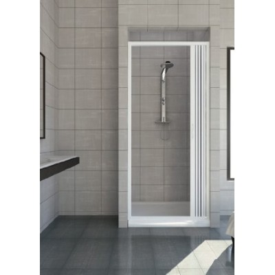 Shower cabin mod. Venere 130xH185 cm in pvc with side bellows