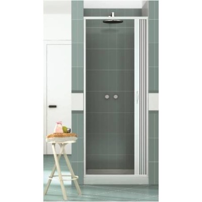 Shower cabin mod. Virgin 140xH185cm pvc side bellows