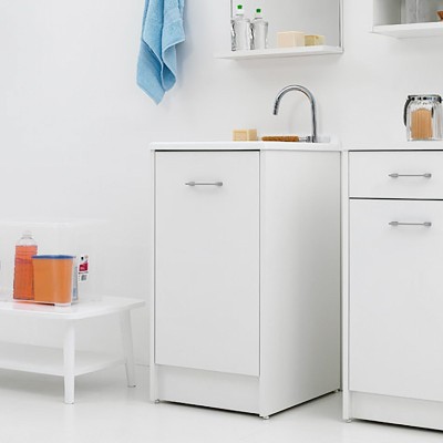 Lavatoio Lavapanni Domestica Colavene 45X50X86h cm con vasca e mobile contenitore