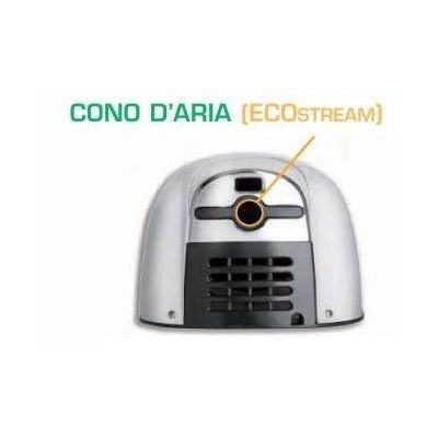 Asciugamani elettrico ECOSTREAM LF 1100 hot alluminio cromato lucido